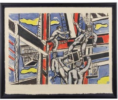 Les Constructeurs - Litografía (after) Fernand Léger - 1959