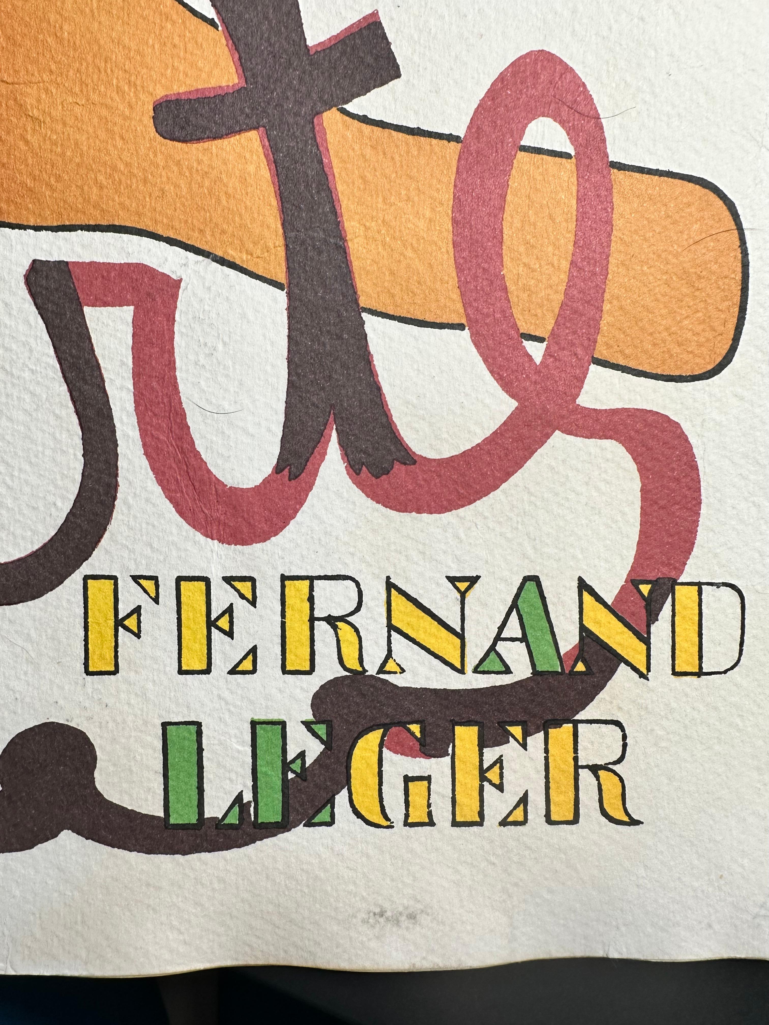 Liberté j'écris ton nom, de Paul Eluard - Print de Fernand Léger