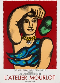 "Marie l'acrobate" L'Atelier Mourlot by Fernand Leger, 1984