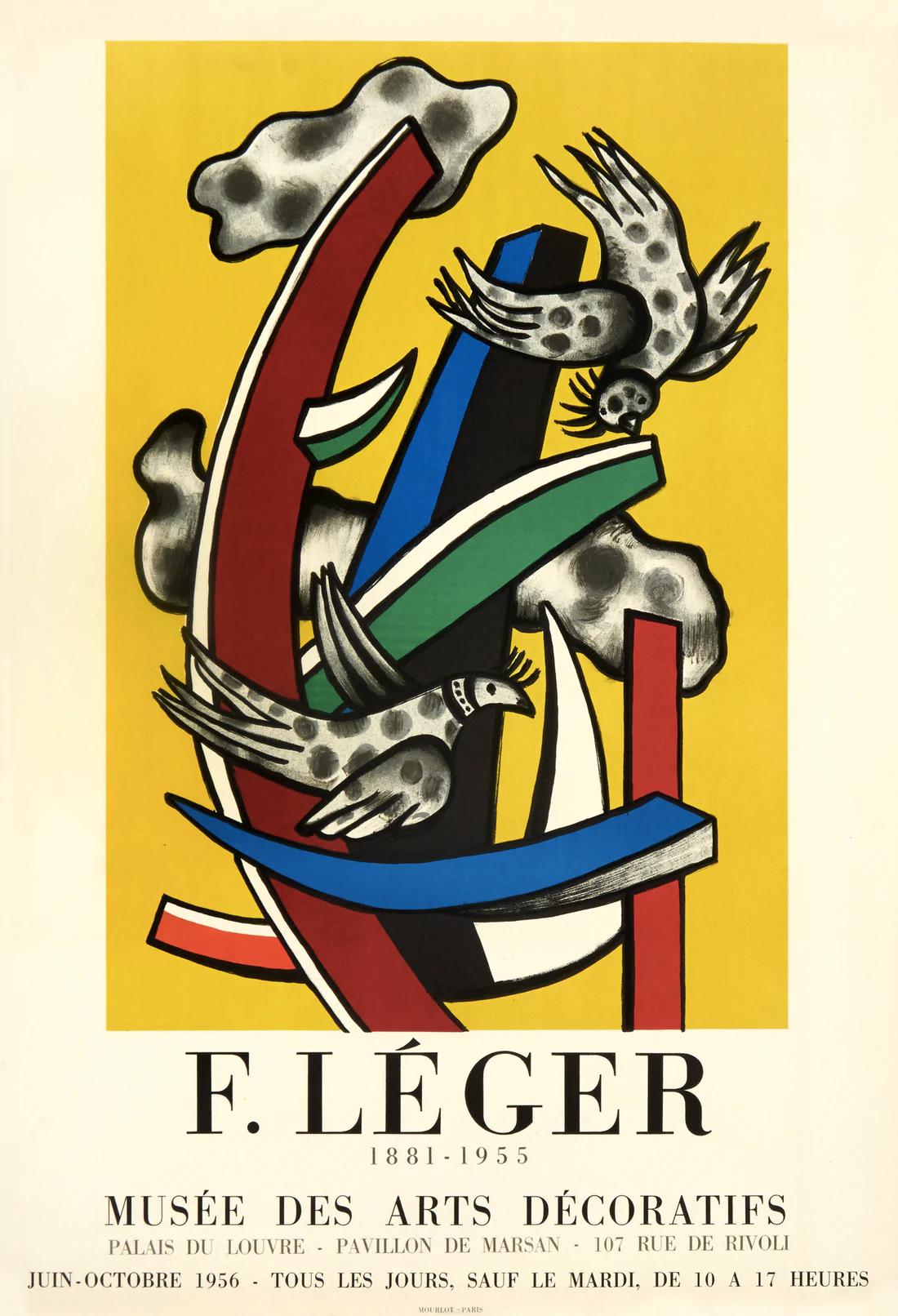 Musée des Arts Décoratifs par Fernand Leger, 1956 - Print de Fernand Léger