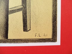 Music : The Orchestra - Lithograph poster - Berggruen / Mourlot 1975