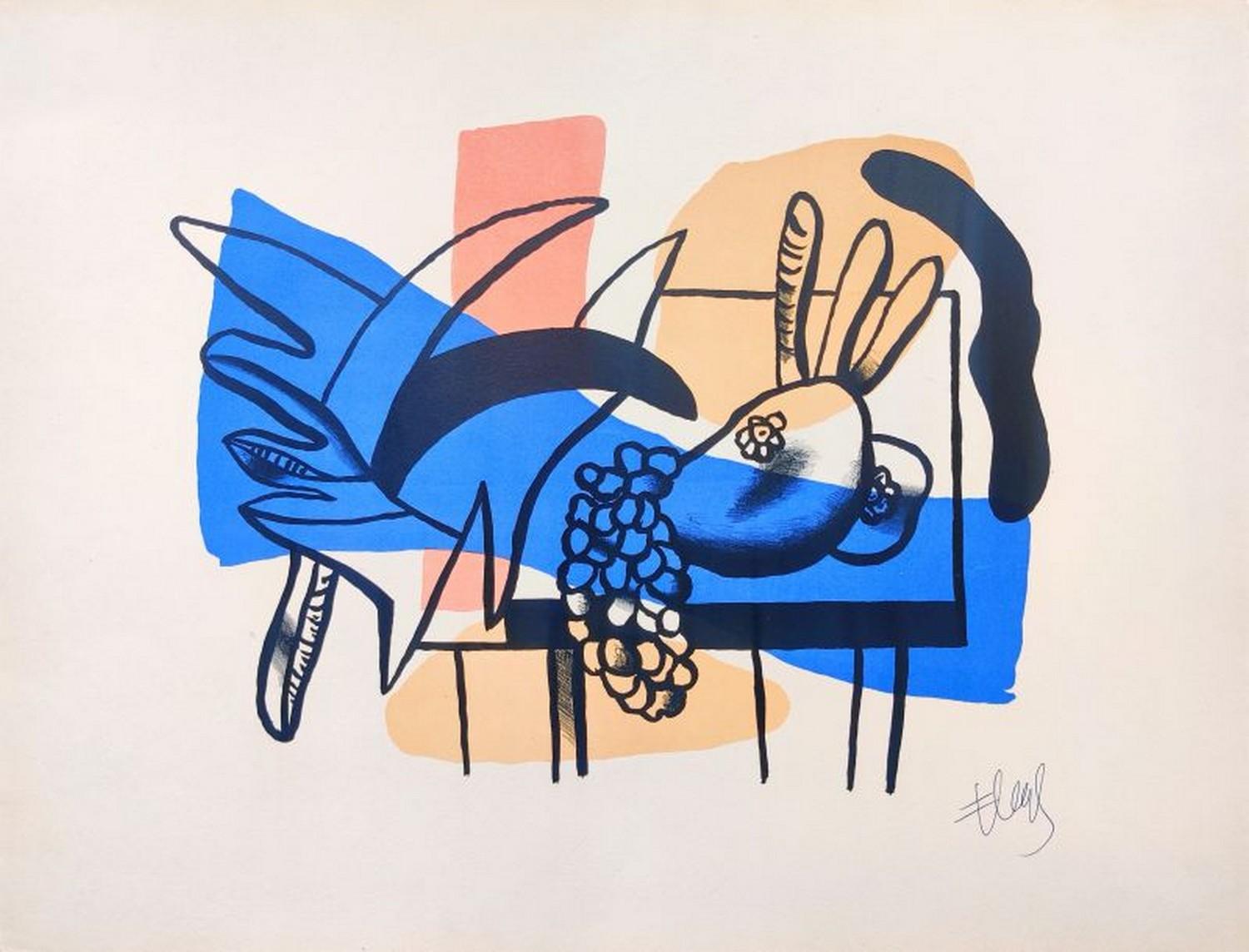 Fernand Léger Abstract Print – Nature morte aux fruits 