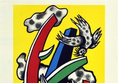Original Vintage Art Exhibition Poster Fernand Leger Haus Der Kunst Birds Design