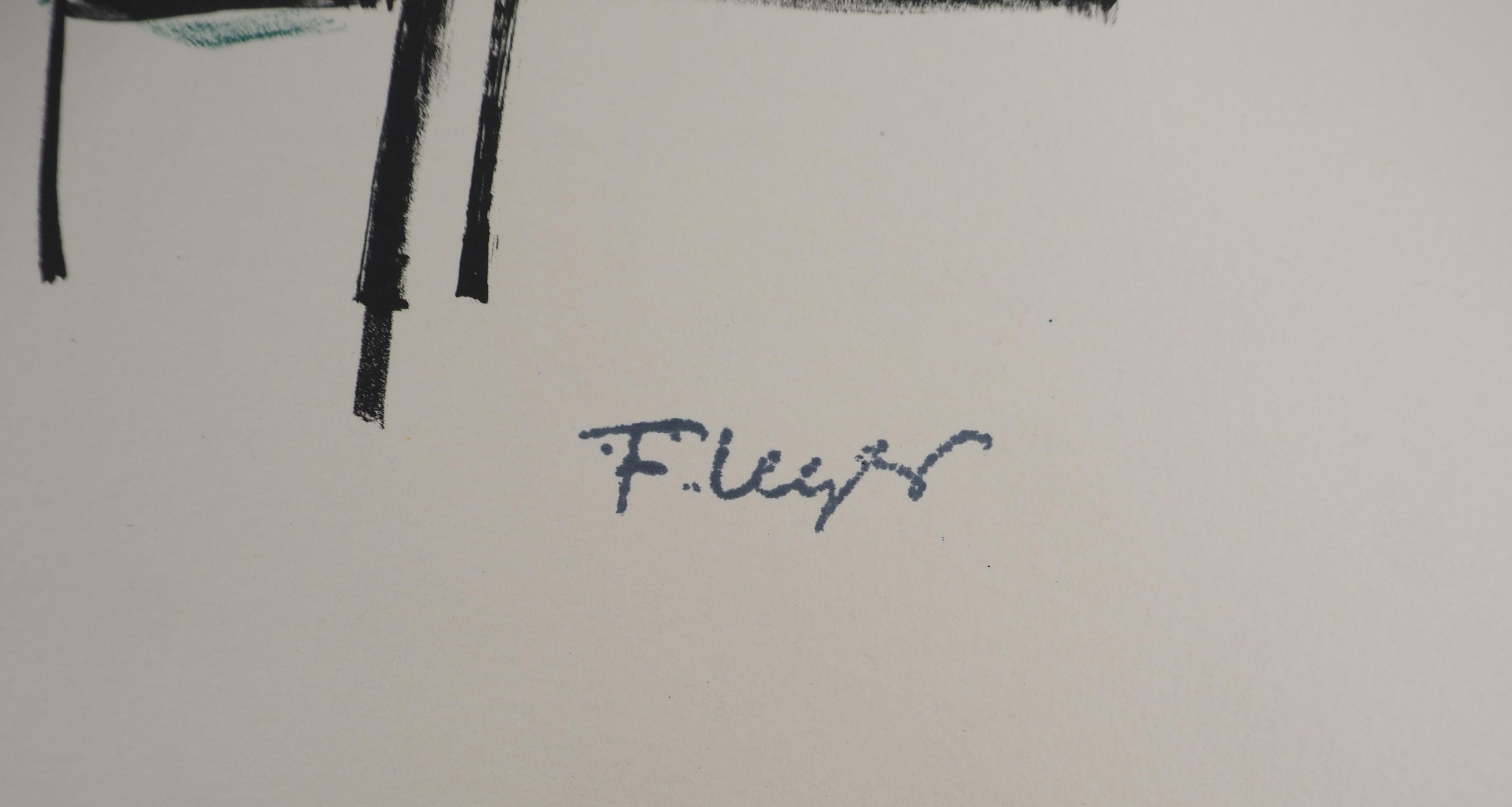 Parigi, Montparnasse - litografia originale, firmata a mano, 1959 - Print di Fernand Léger