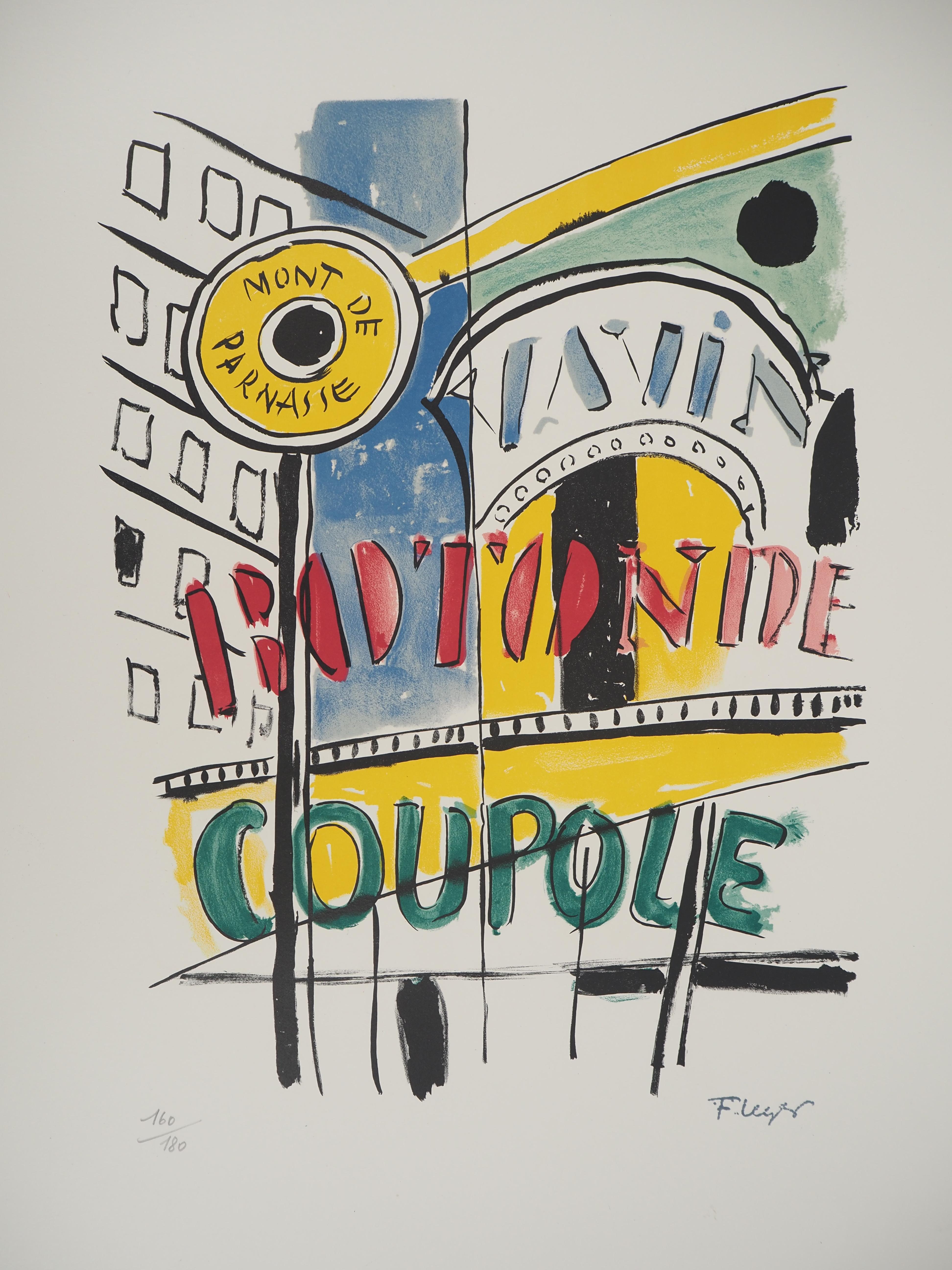 Parigi, Montparnasse - litografia originale, firmata a mano, 1959 - Print Moderno di Fernand Léger