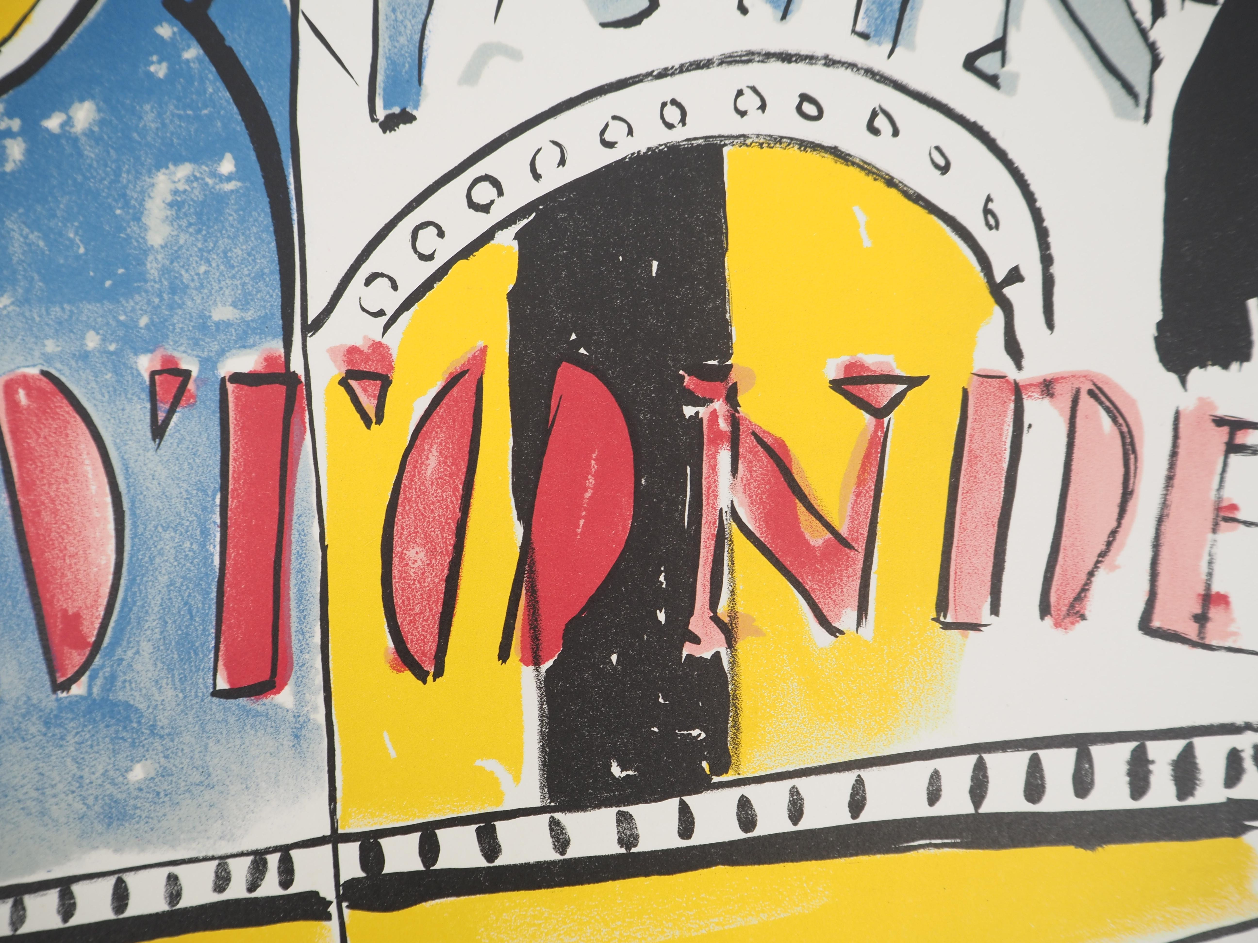 Fernand Léger
Montparnasse, 1959

Litografia originale (Atelier A Mourlot)
Firmato con il timbro dell'artista
Limitato a 180 copie (qui numerate 160)
Su pergamena Arches  66 x 50,5 cm (c. 25,9 x 19,6 pollici)

RIFERIMENTI :
- Catalogo ragionato del