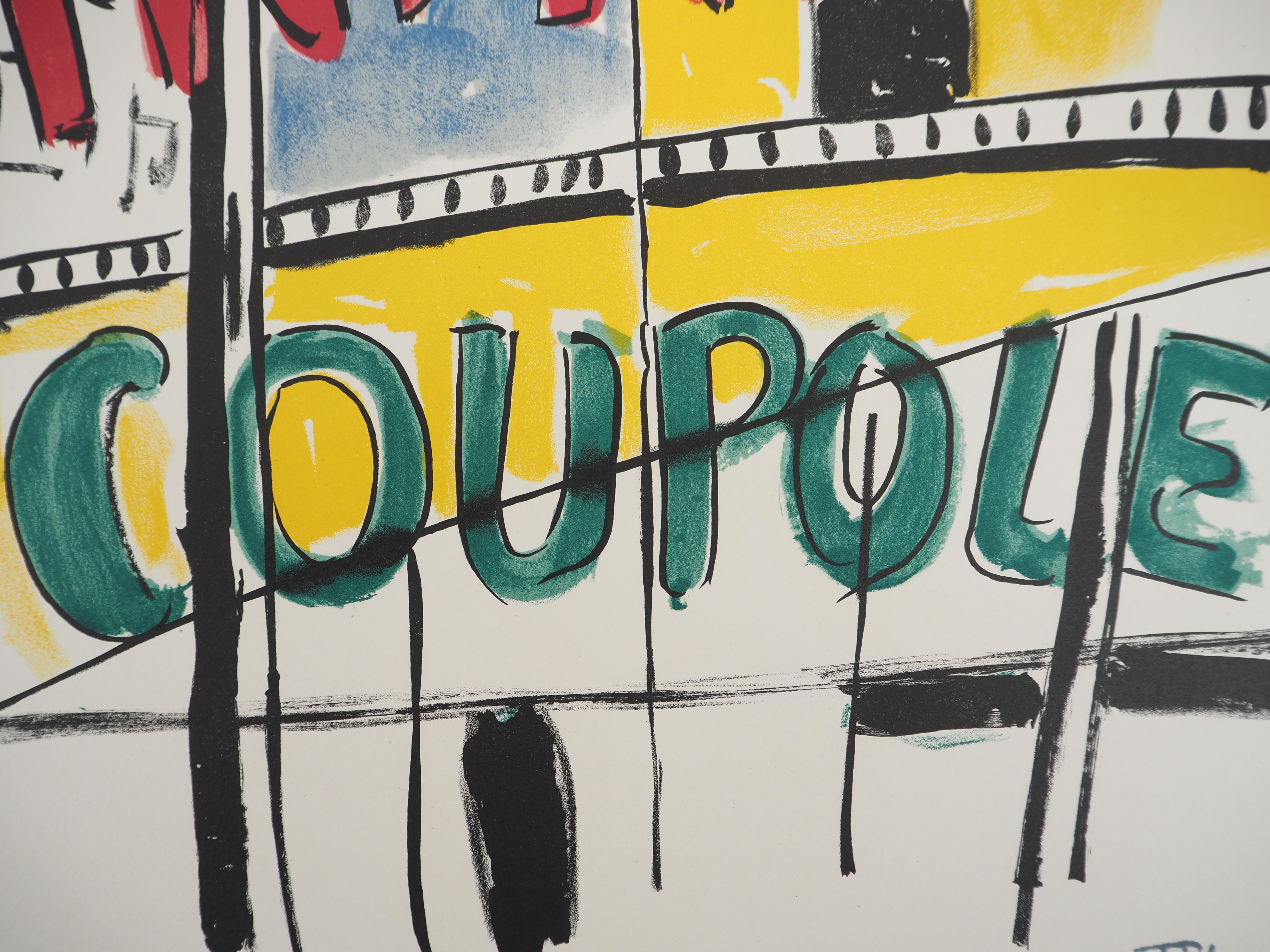 Parigi, Montparnasse - litografia originale, firmata a mano, 1959 in vendita 1