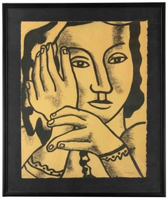Ritratto di Nadia - Litografia da Fernand Léger (after) Fernand Léger - 1959