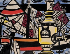 Théière : Le Samovar - Lithographie et pochoir, 1959