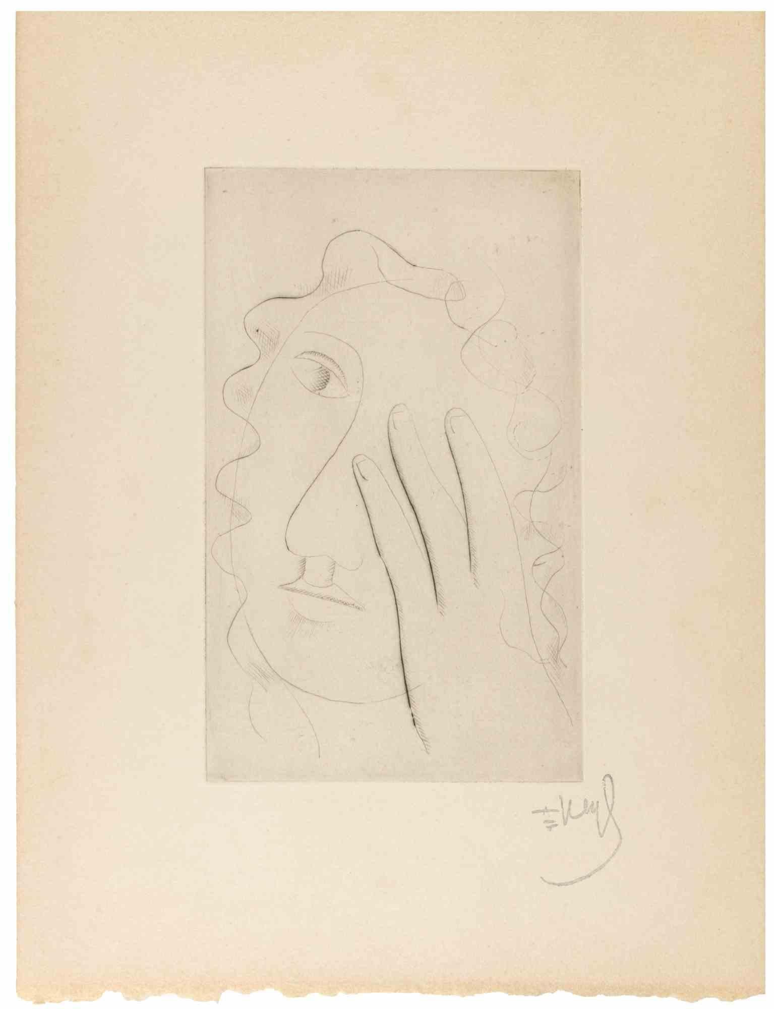 Etching and drypoint realied by Léger in 1952.

Artist proof our of and edition of 100.

Hand signed in pencil lower right.