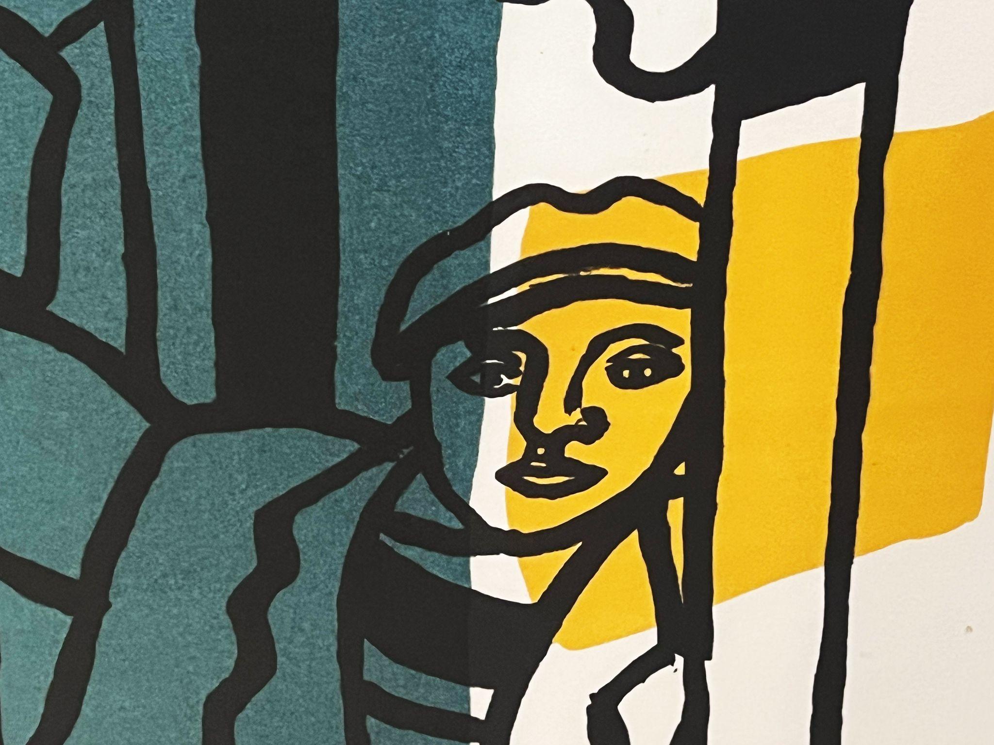 The builders - Print Astratto di Fernand Léger