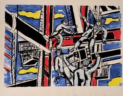  The Builders - Lithograph and Stencil, 1959