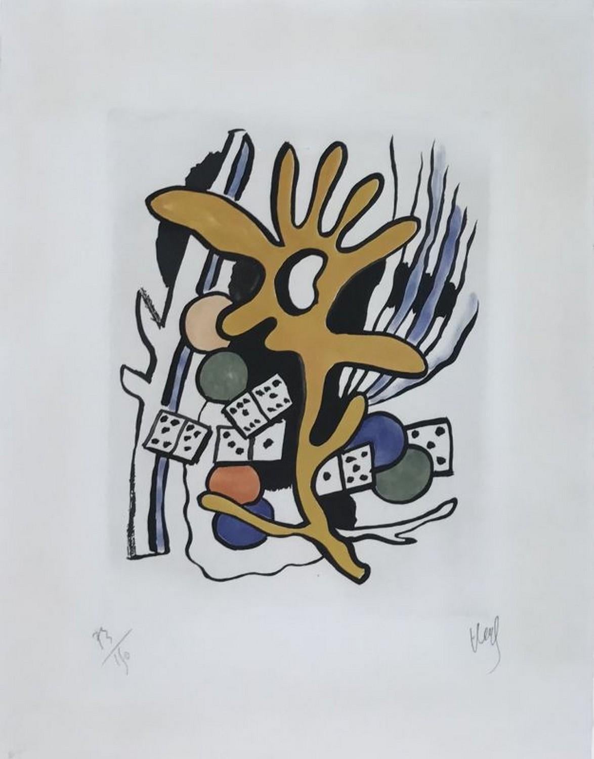 Fernand Léger Abstract Print - The Dominoes 