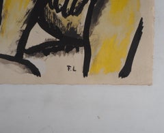 Los amantes elegantes - Litografía y plantilla, 1959