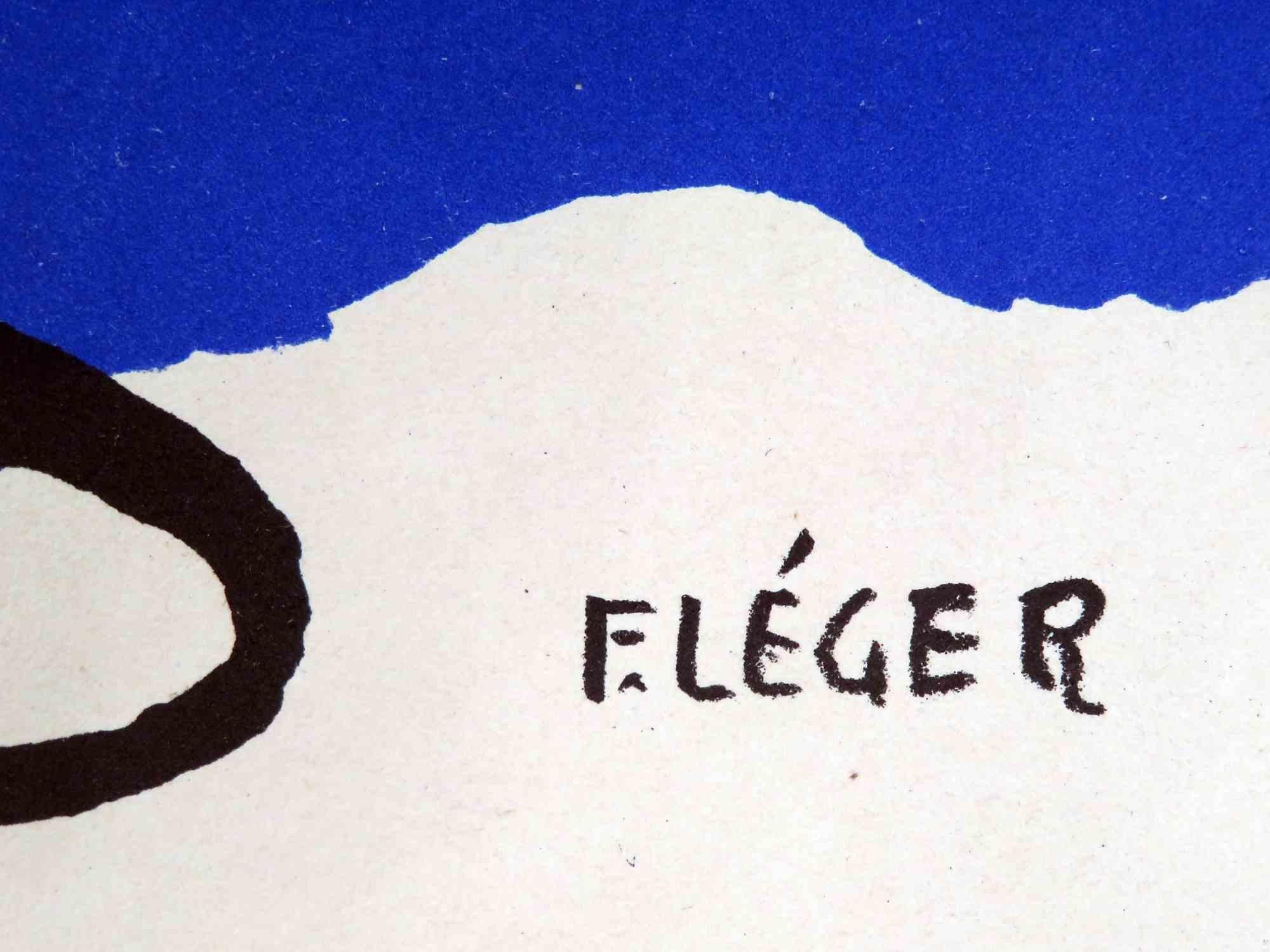 Le roi des cœurs - Lithographie de Fernand  Leger - Années 1940 - Cubisme Print par Fernand Léger