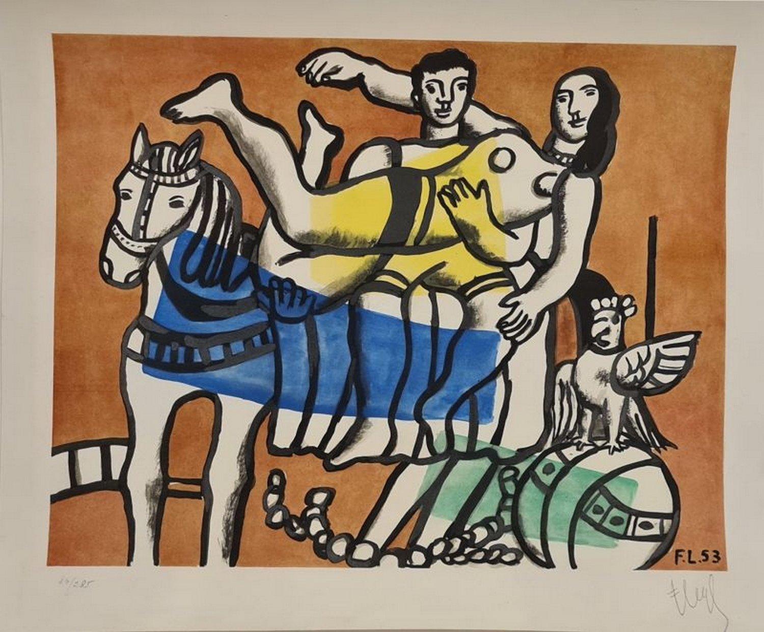 Fernand Léger Abstract Print - The parade 