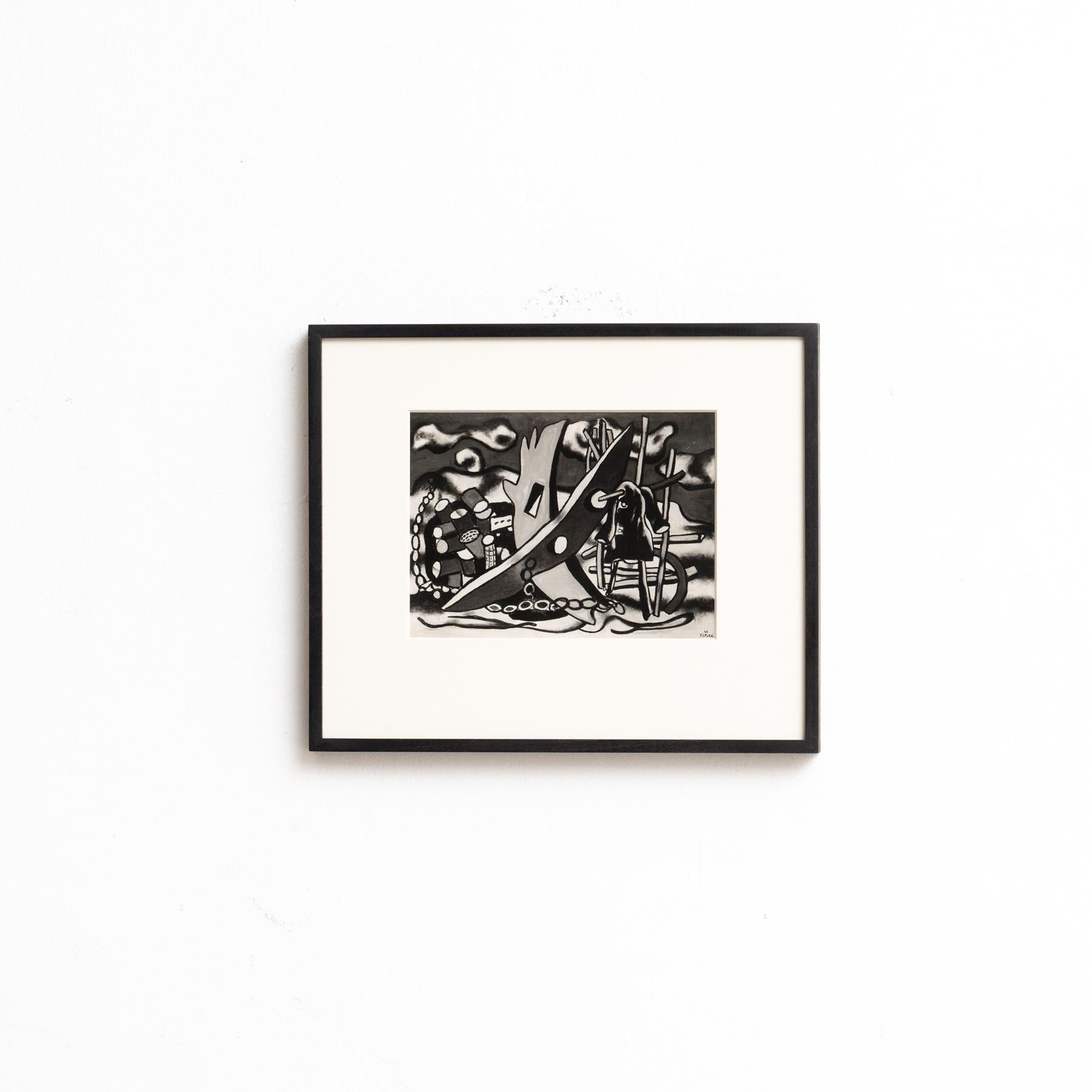 Archivfotografie von Fernand Leger Gemälde 