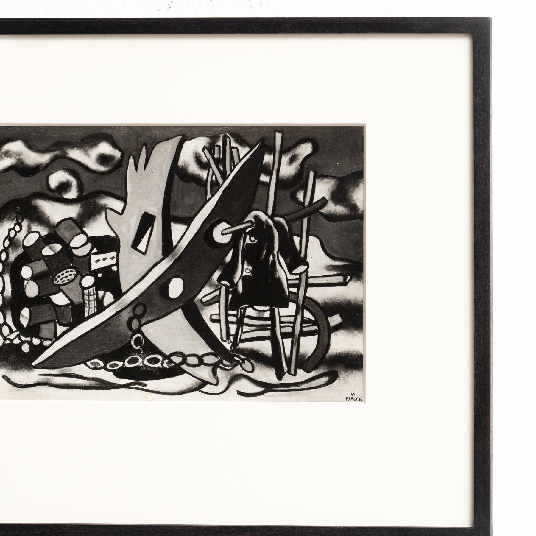 Fernand Leger: „Romantische Landschaft“, Archivfotografie, 1969 (Spanisch) im Angebot
