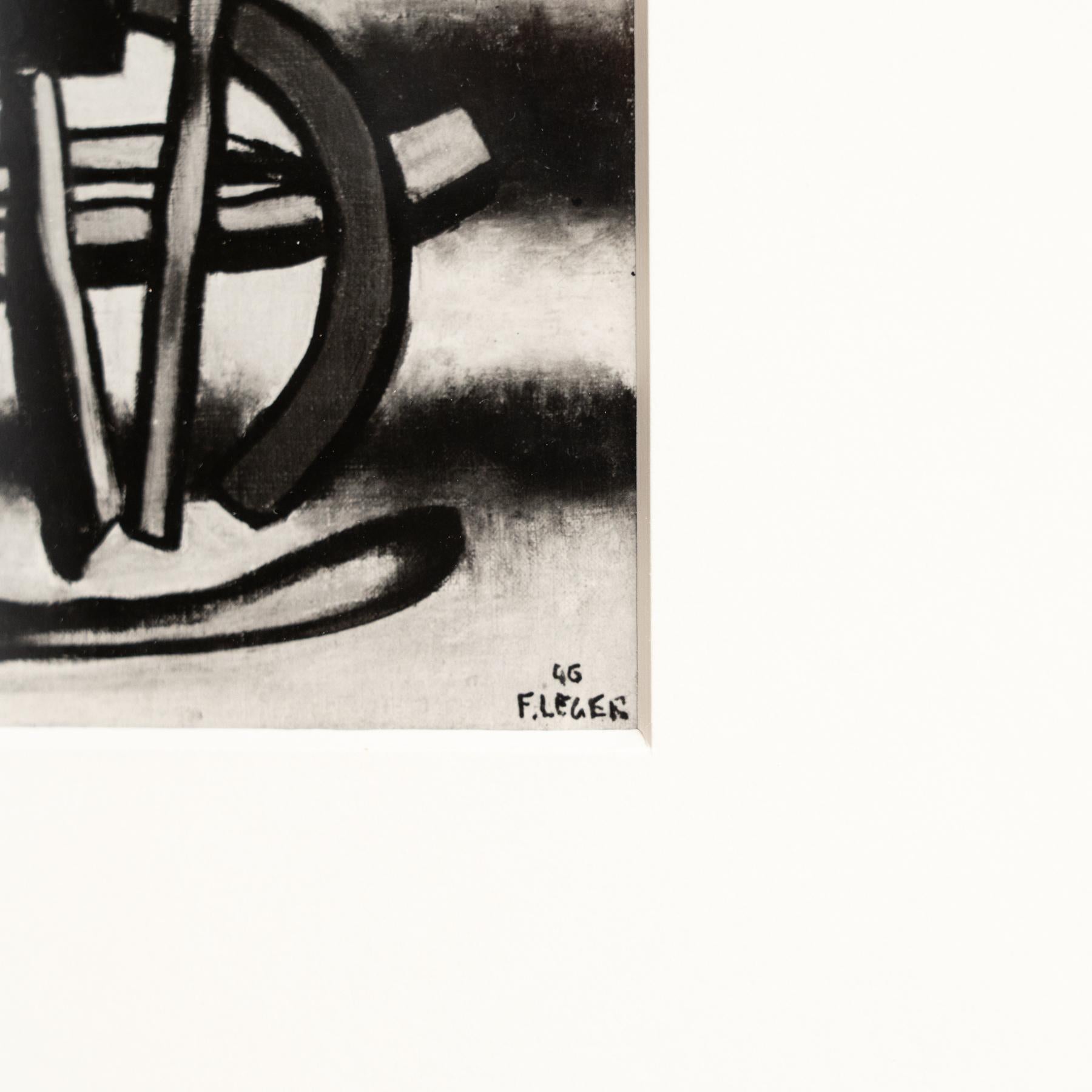 Fernand Leger: „Romantische Landschaft“, Archivfotografie, 1969 (Glas) im Angebot