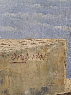 Sailing Boats at Sea, A Very Large and Imposing Marine Capriccio, Oil on Canvas