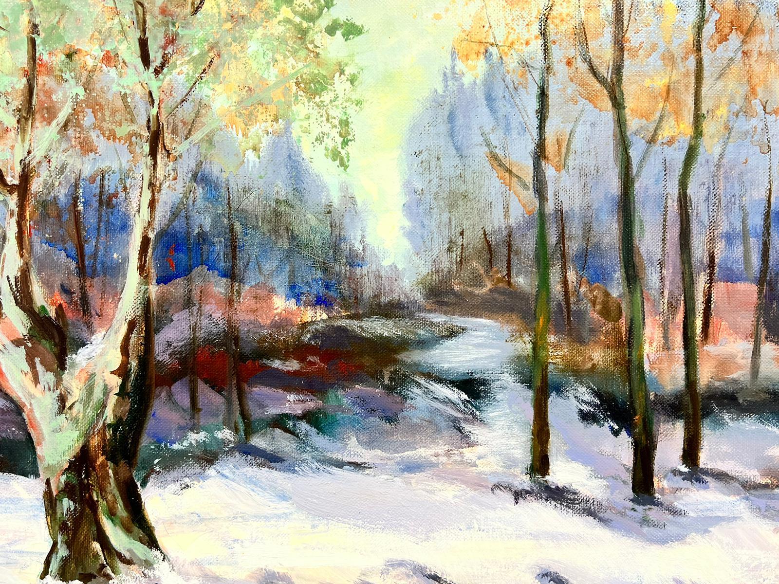 snowy river painting