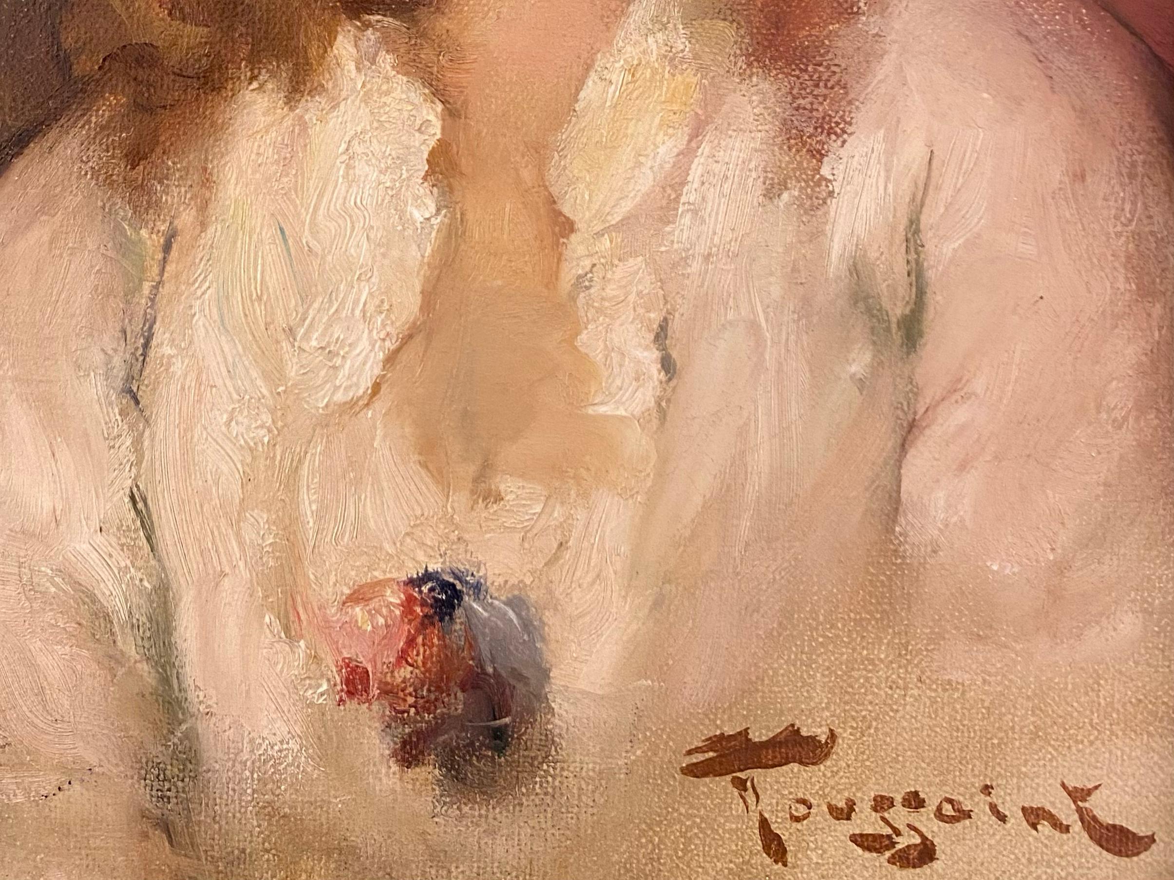 Dama con sombrero negro