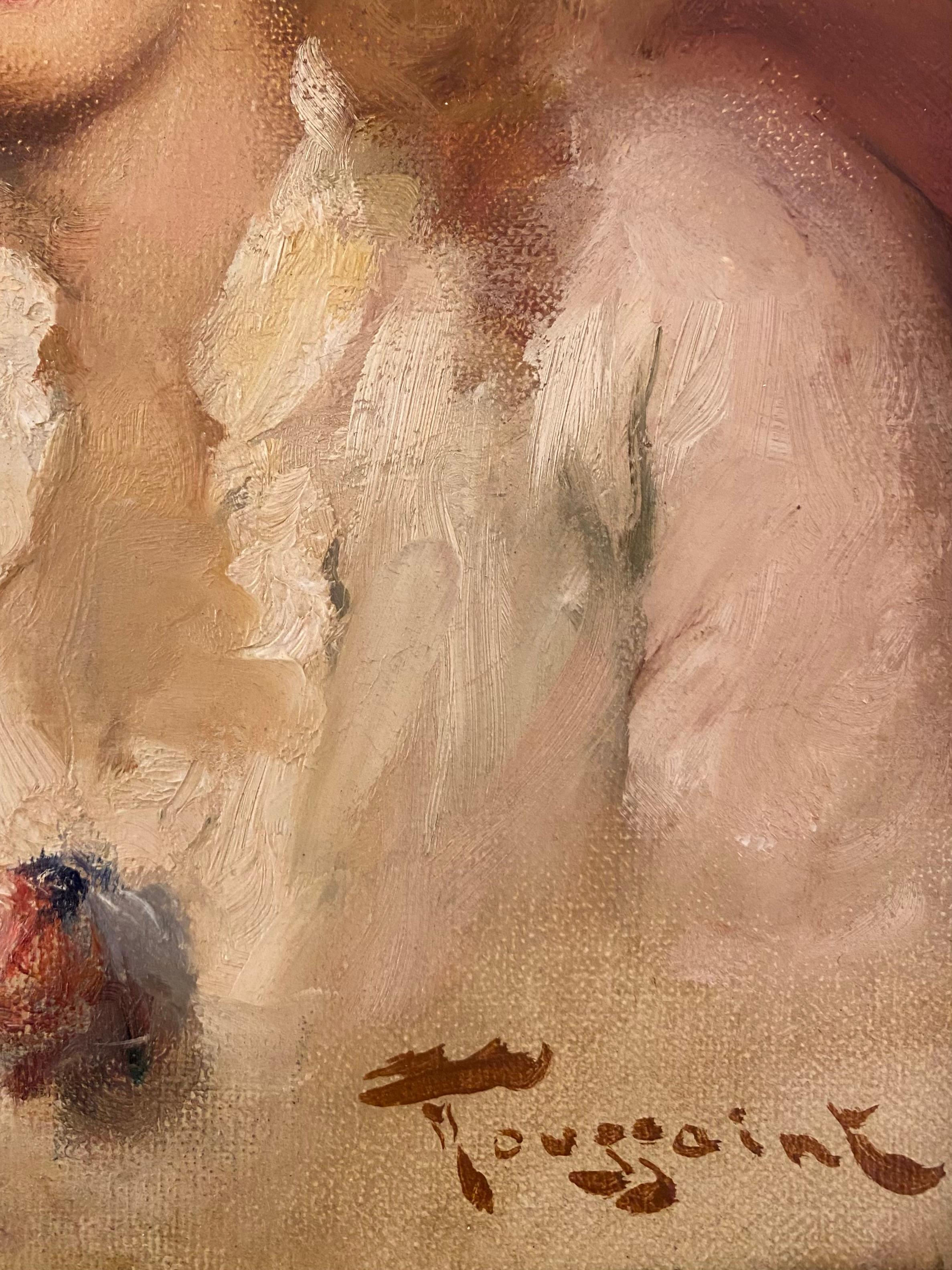 Dama con sombrero negro