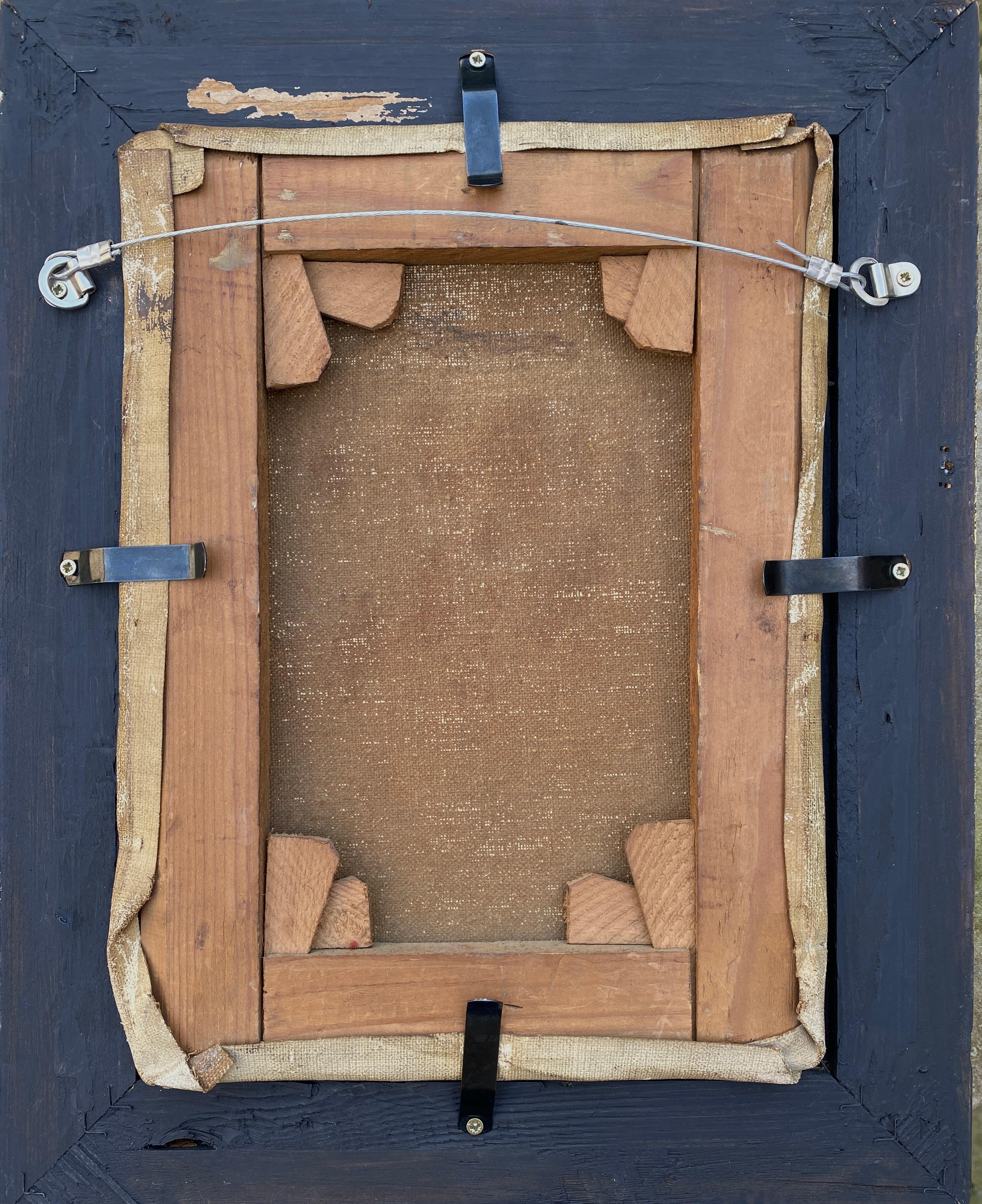 Dama con sombrero negro