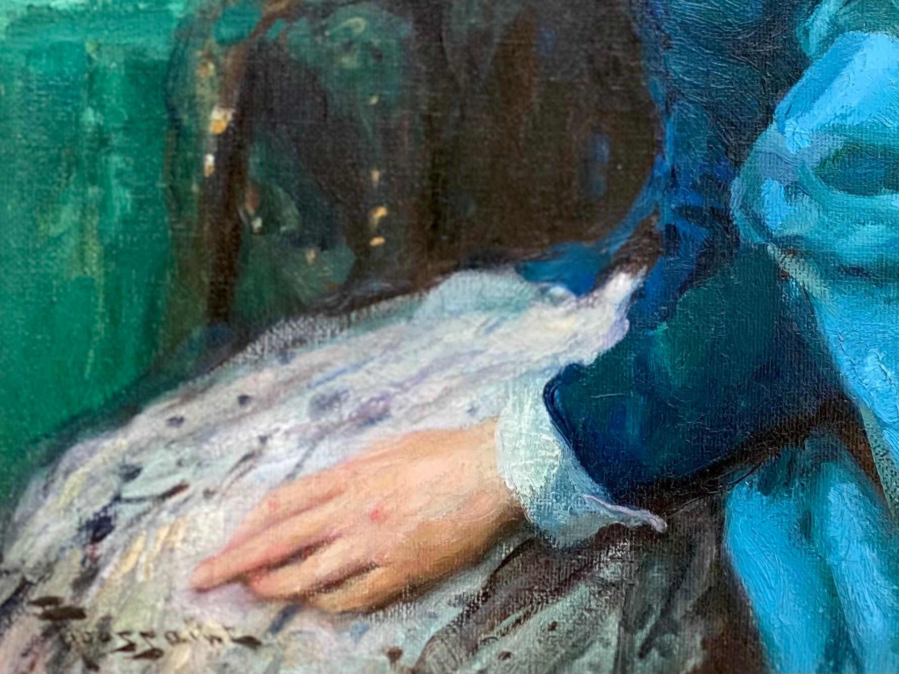 La dame en bleu