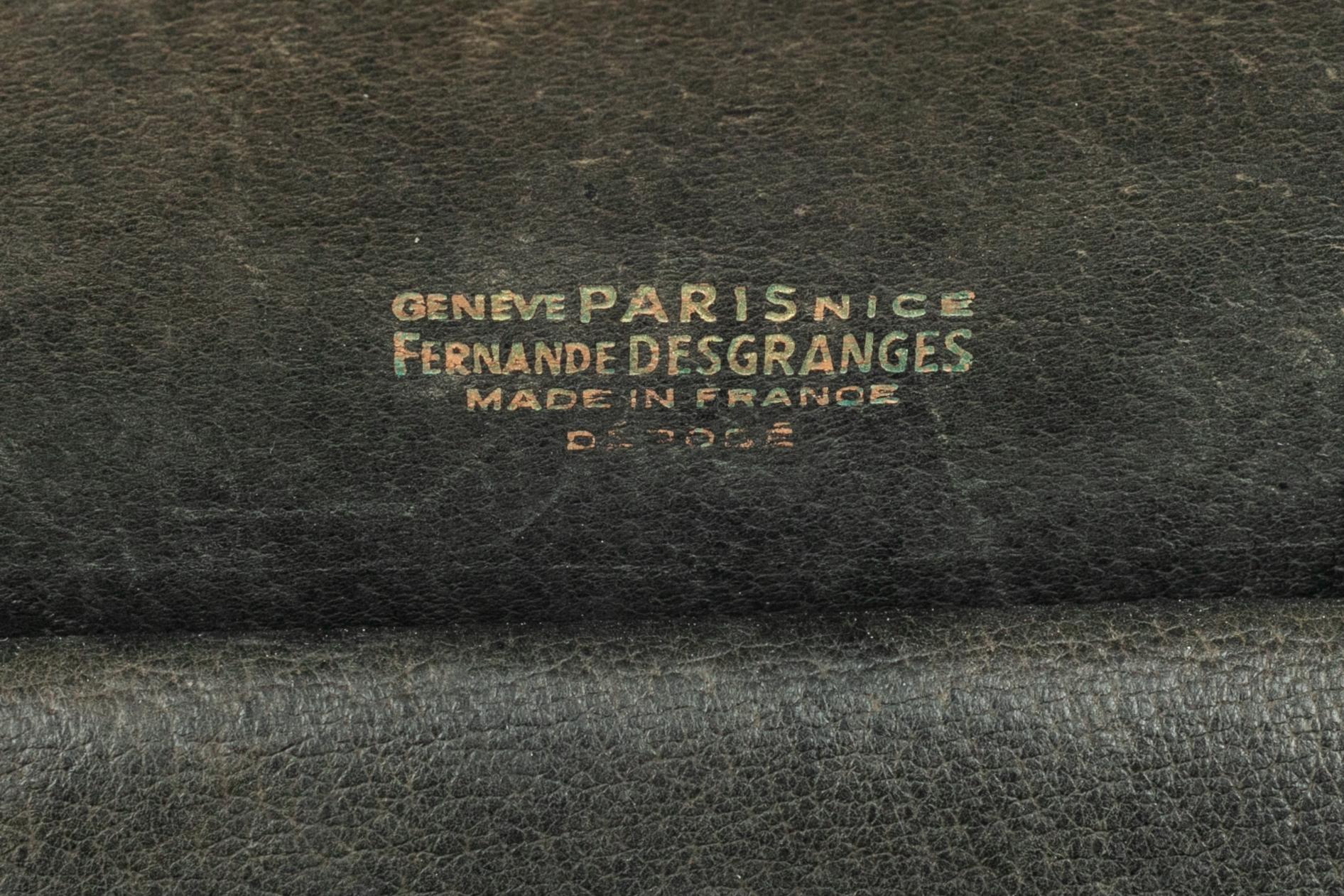 Fernande Desgranges Ledertasche im Angebot 7