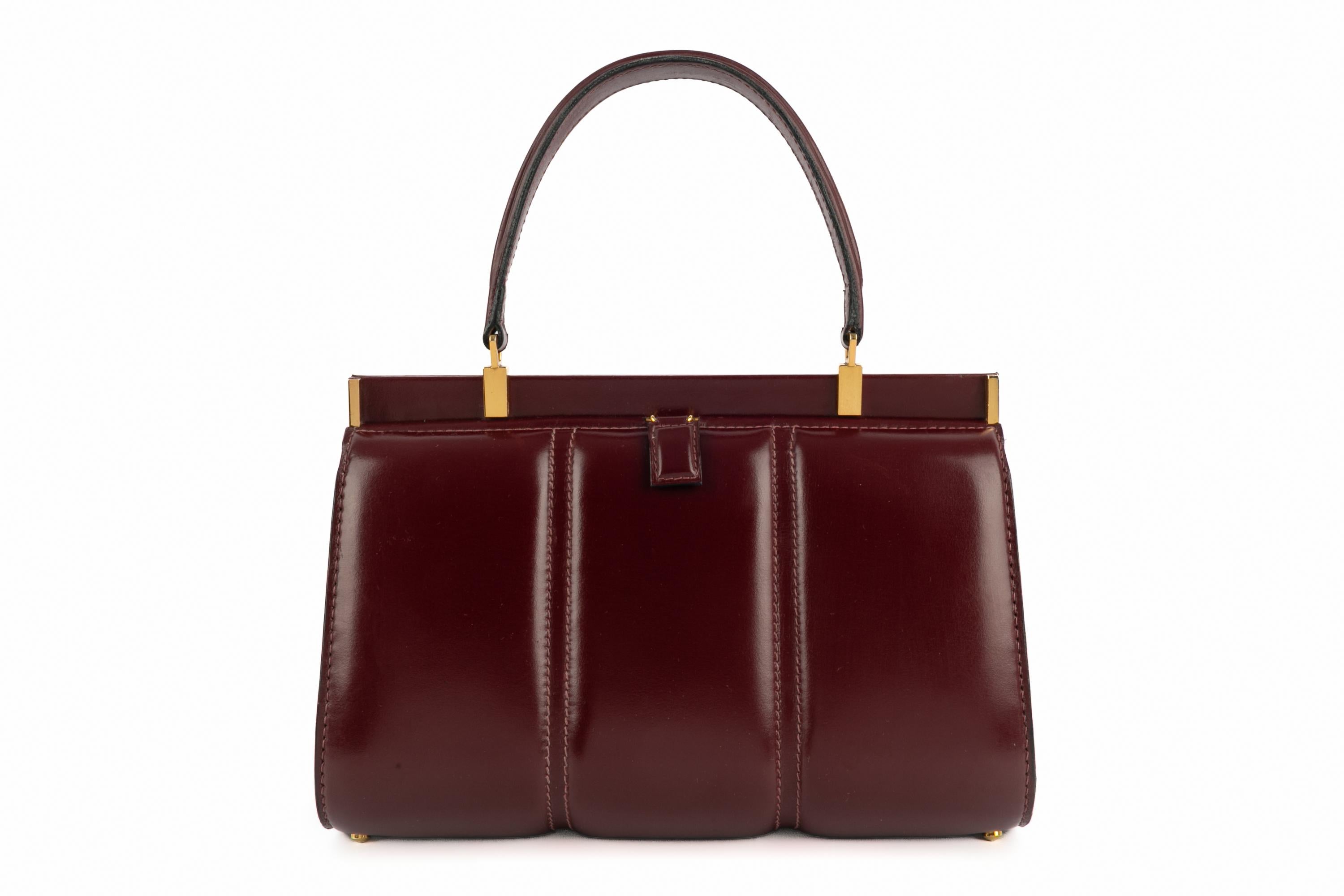 Sac en cuir Fernande Desgranges en vente 8