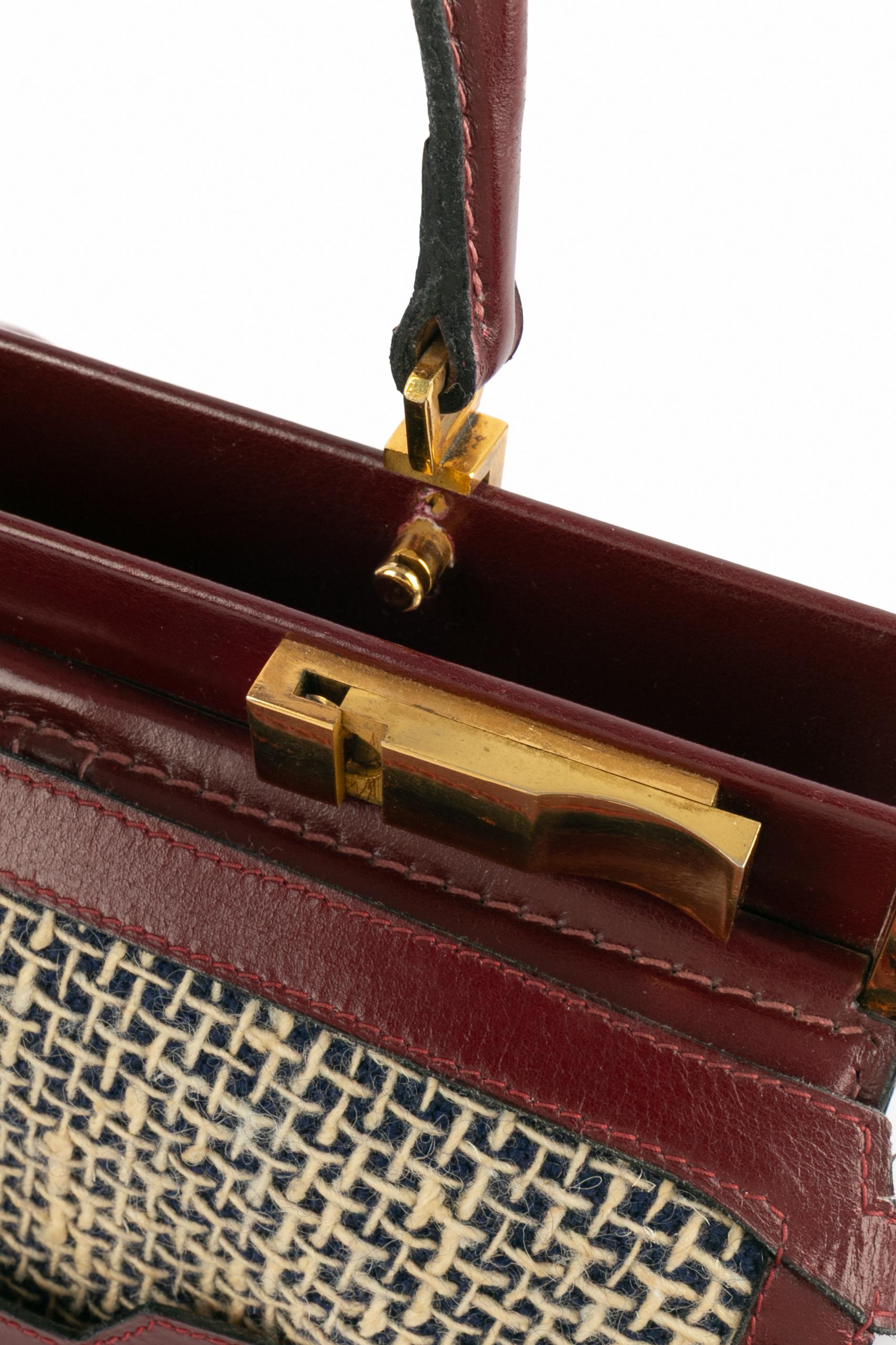 Sac en cuir Fernande Desgranges en vente 11