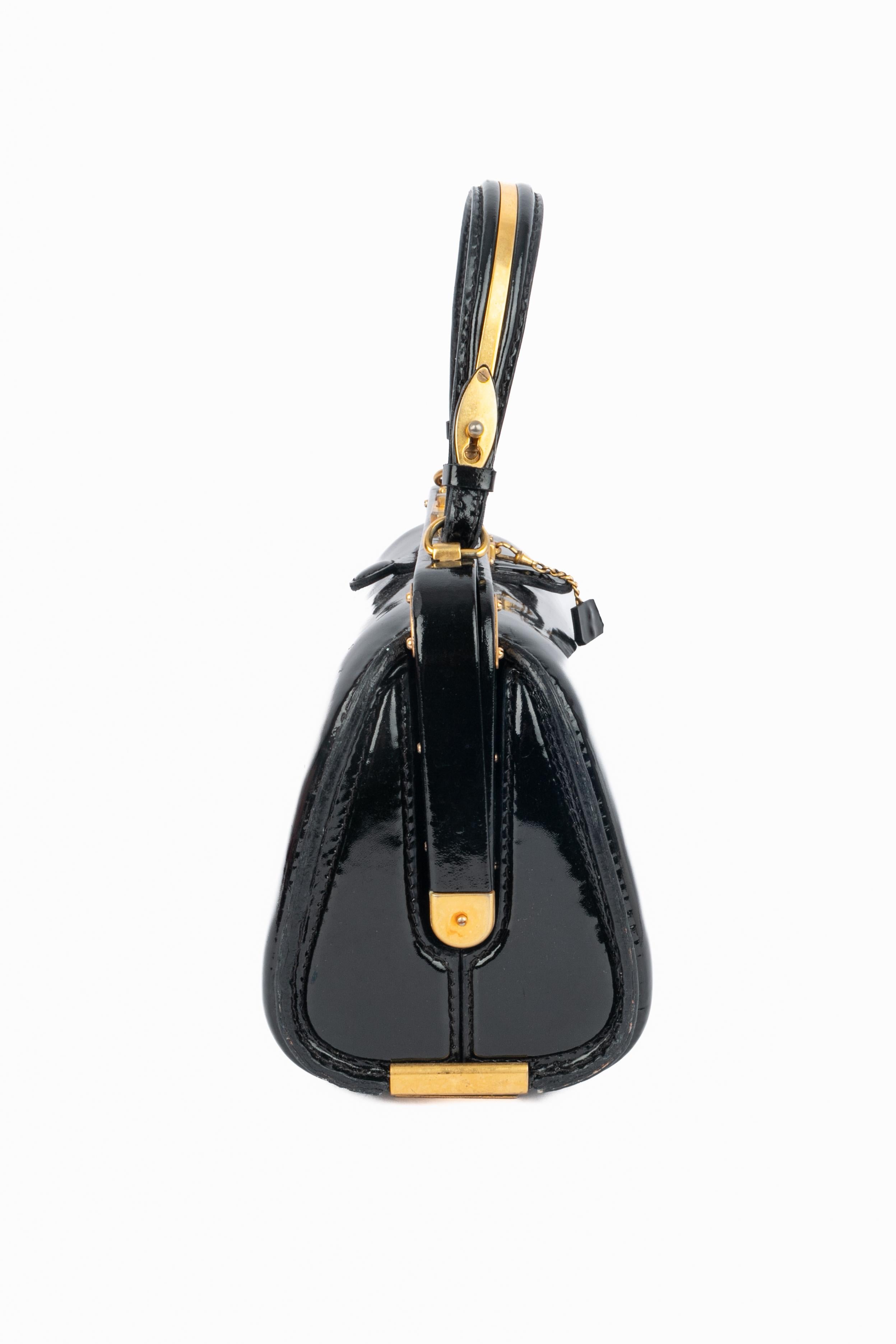 Fernande Desgranges Ledertasche im Zustand „Gut“ im Angebot in SAINT-OUEN-SUR-SEINE, FR