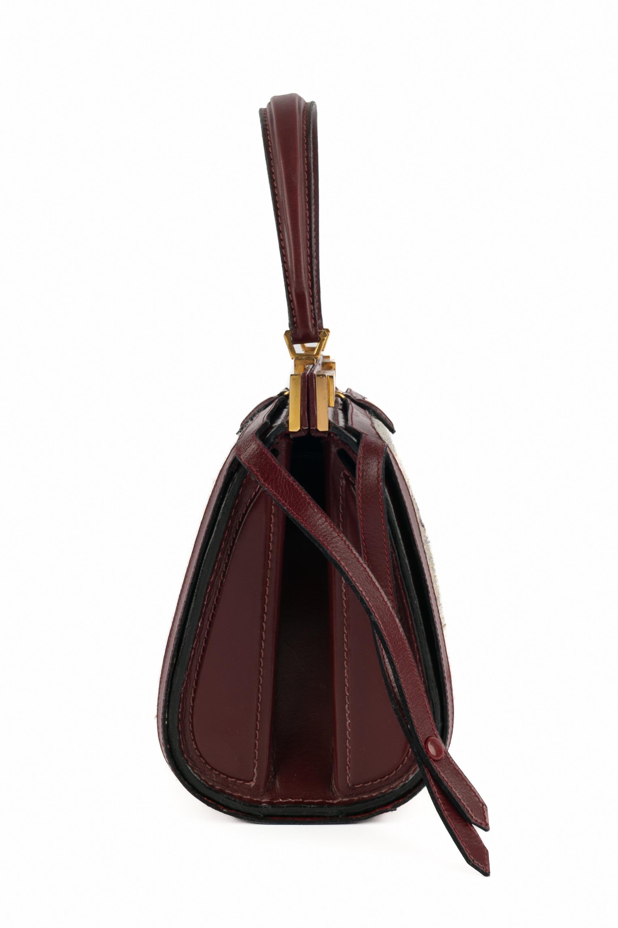 Sac en cuir Fernande Desgranges en vente 1