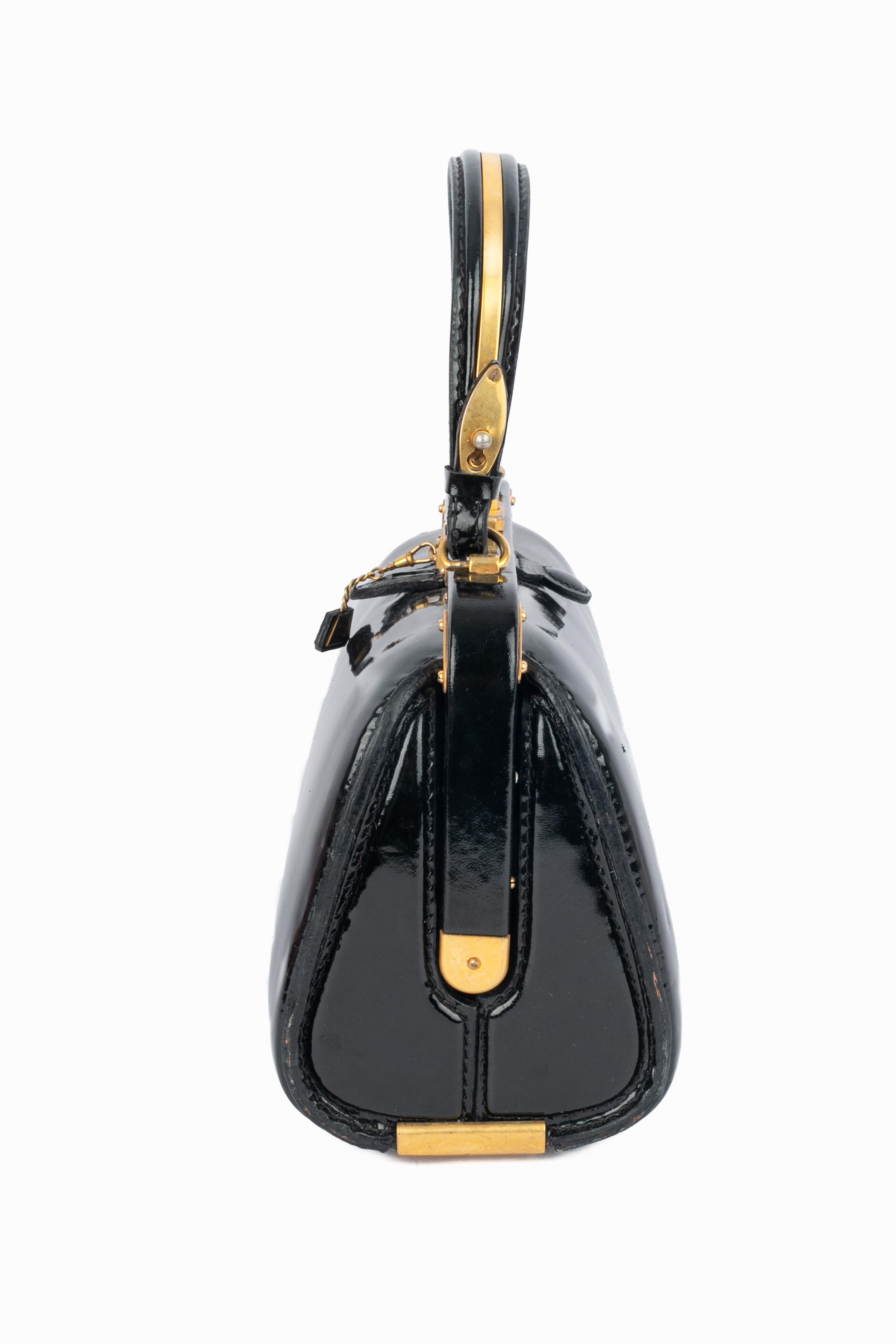 Fernande Desgranges Ledertasche im Angebot 1