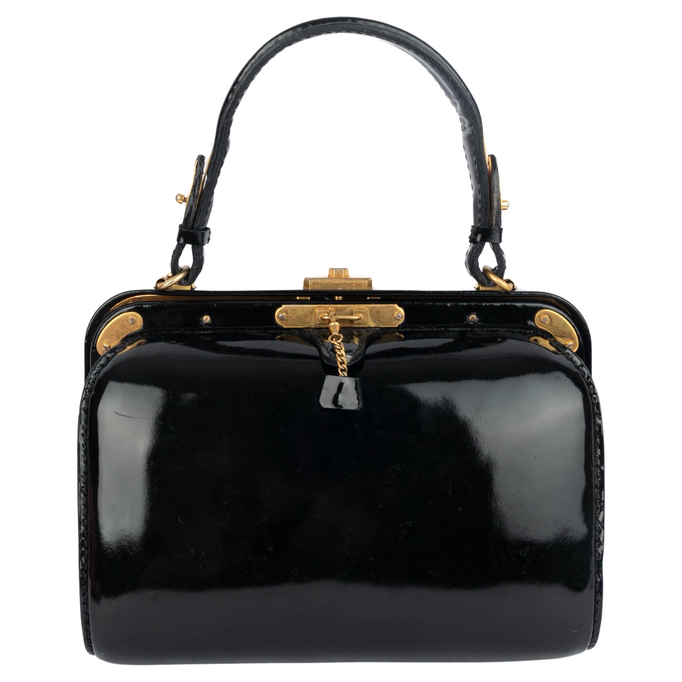 Fernande Desgranges Ledertasche im Angebot