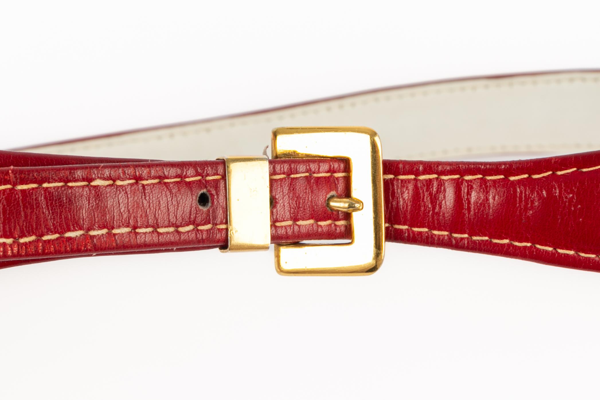 Fernande Desgranges leather belt For Sale 2