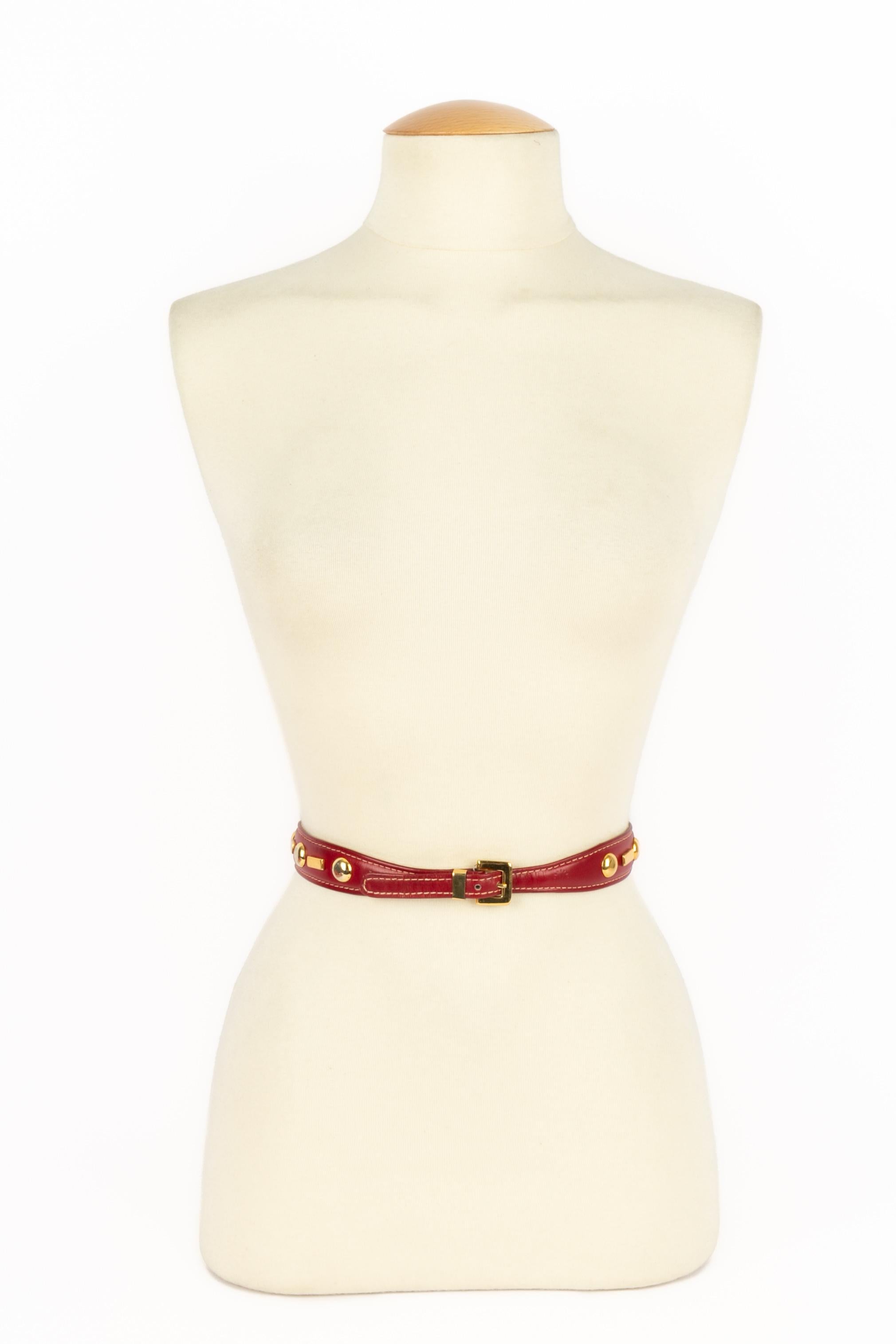 Fernande Desgranges leather belt For Sale 4