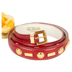Fernande Desgranges leather belt