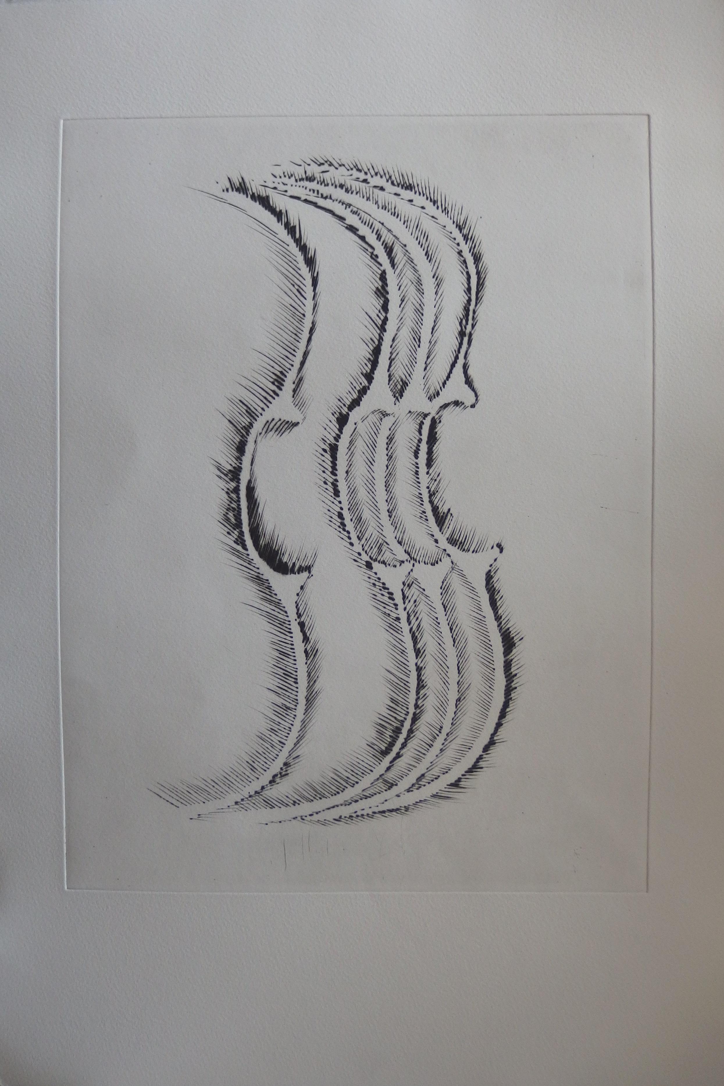 ARMAN Fernandez
Set of 7 etchings (see pictures)

Original Drypoint etching
On Arches vellum
23 x 15