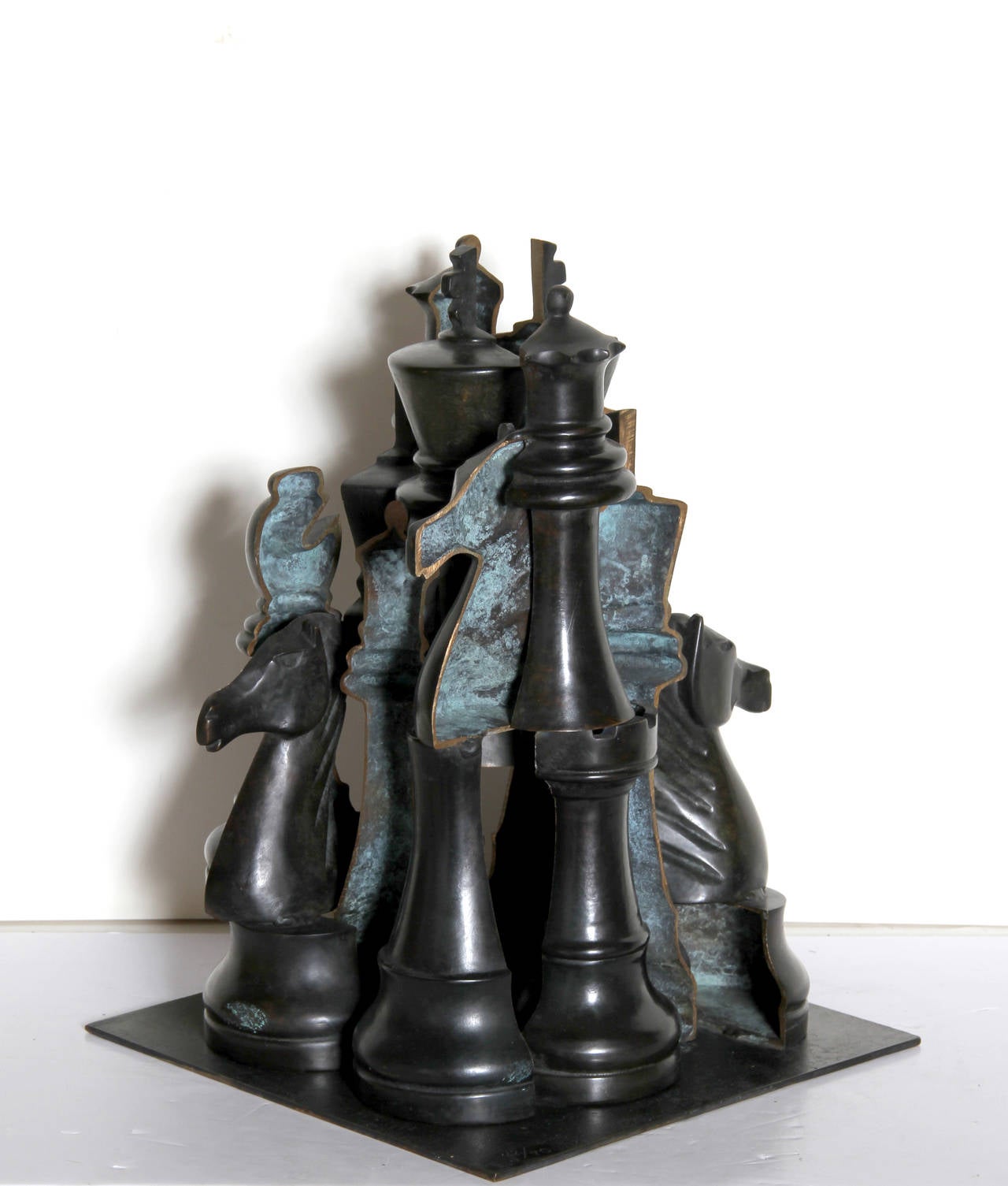 Gambit, Bronze Chess Sculpture by Arman