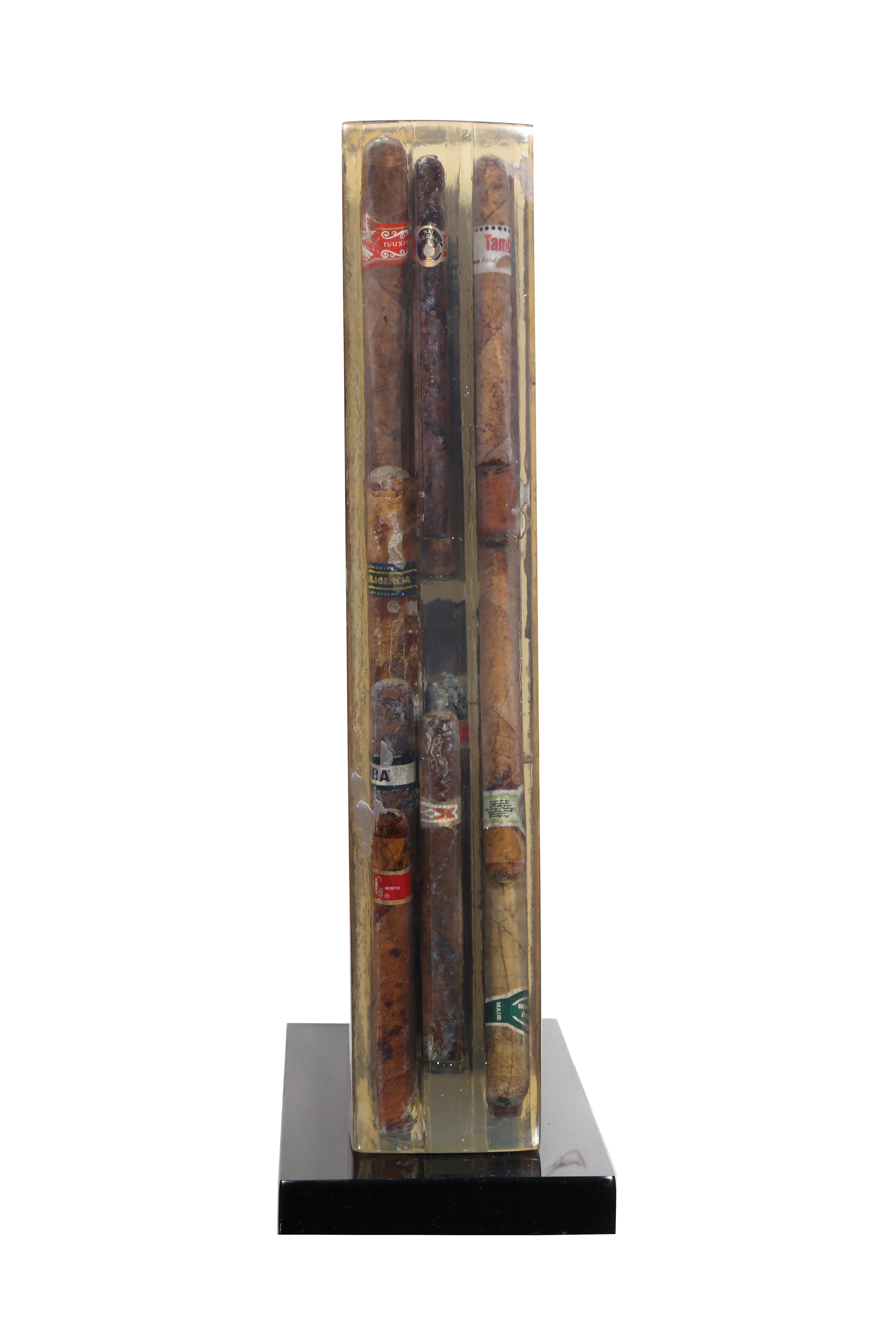 Waiting to Exhale, Accumulation Cigar Sculpture by Arman For Sale 1