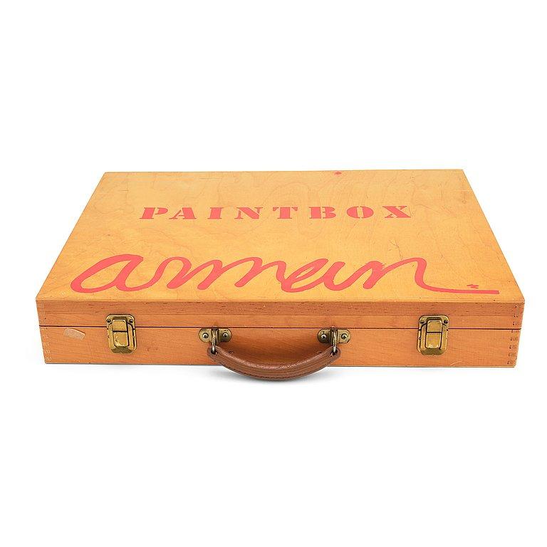 FERNANDEZ ARMAN - From Paintbox 1970 Accumulation de spatules en résine en vente 3