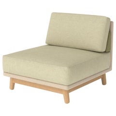 Fernández Modular Sofa Fabric and Wood, Contemporary Mexican Design