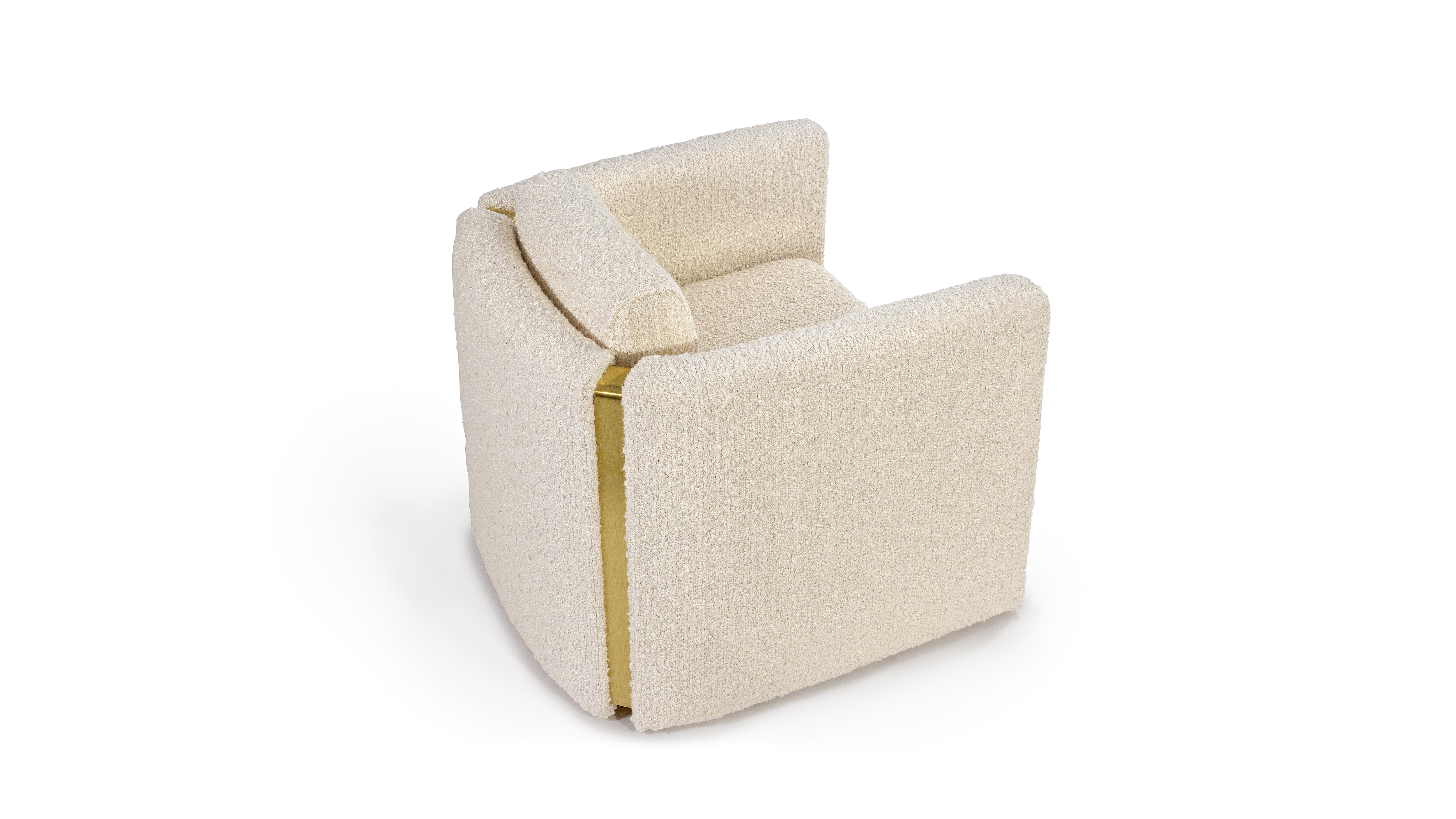 Contemporary Fernandine Armchair by InsidherLand For Sale