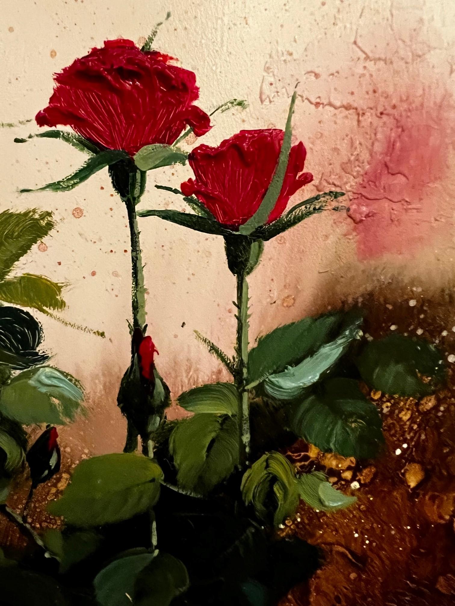Roses - Painting by Fernando Alcaraz
