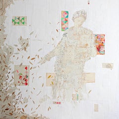 Cléopâtre - 21e siècle, contemporain, collage, coloré