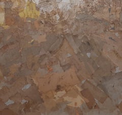 Via Laietana - Siglo XXI, Contemporáneo, Papel antiguo, Tinta medieval, Collage