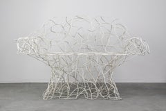 Fernando and Humberto Campana White Corallo Armchair for Edra 2000s