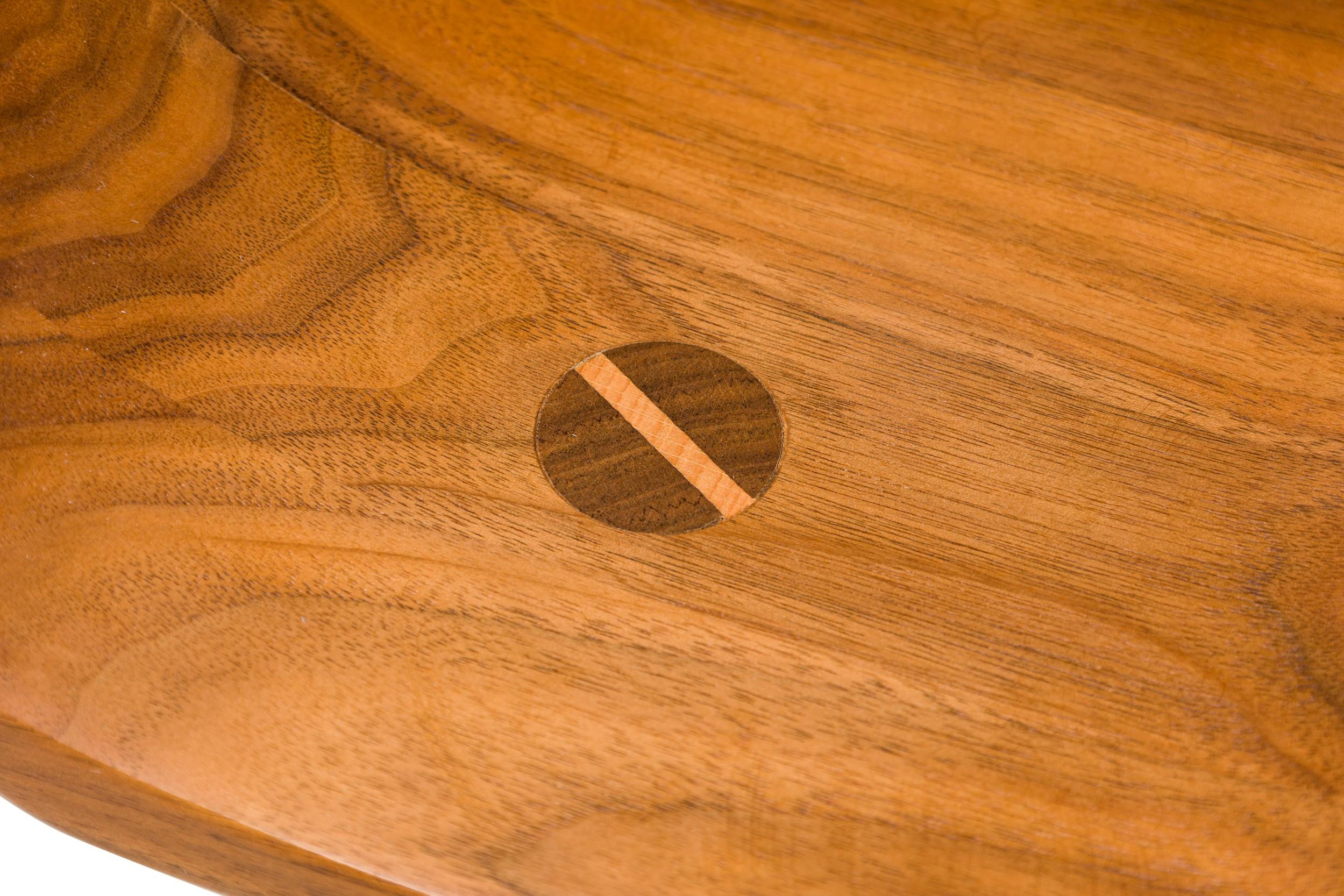 Wood Fernando Biomorphic Barstools by Newel Modern For Sale